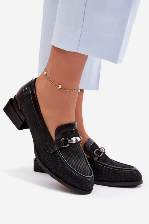 scarpe Femminile con i tacchi Con decorazioni Detalem colore nero Meliva