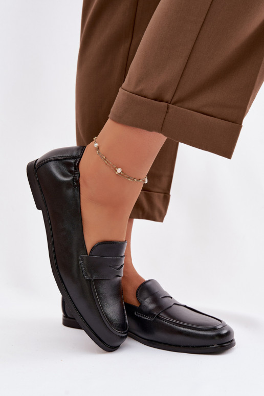 MocassiniAbilitatoturalnej Skóry Vinceza 18121 colore nero