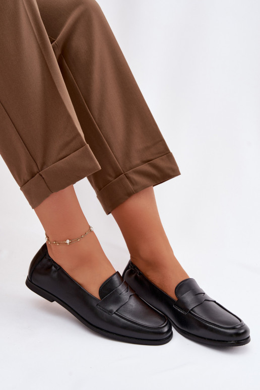 MocassiniAbilitatoturalnej Skóry Vinceza 18121 colore nero