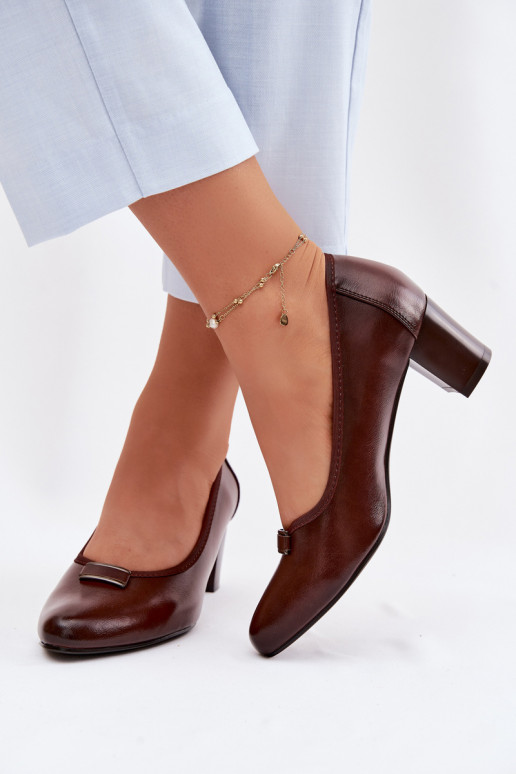 Scarpe con i tacchi Vinceza 58622 colore marrone