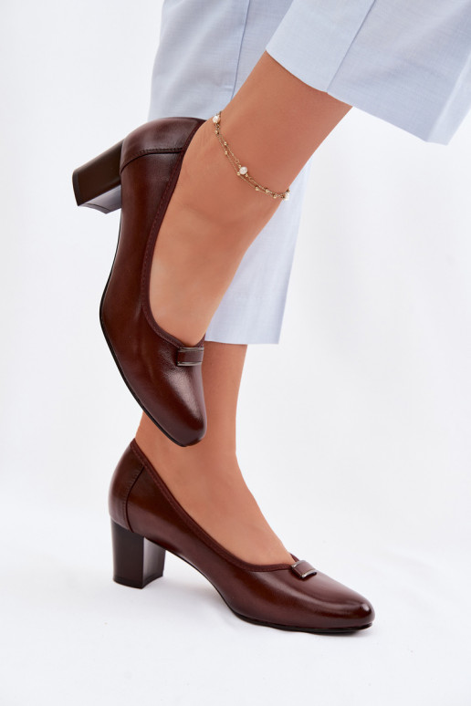 Scarpe con i tacchi Vinceza 58622 colore marrone