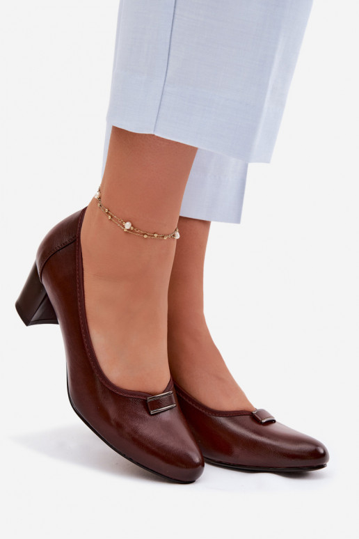 Scarpe con i tacchi Vinceza 58622 colore marrone