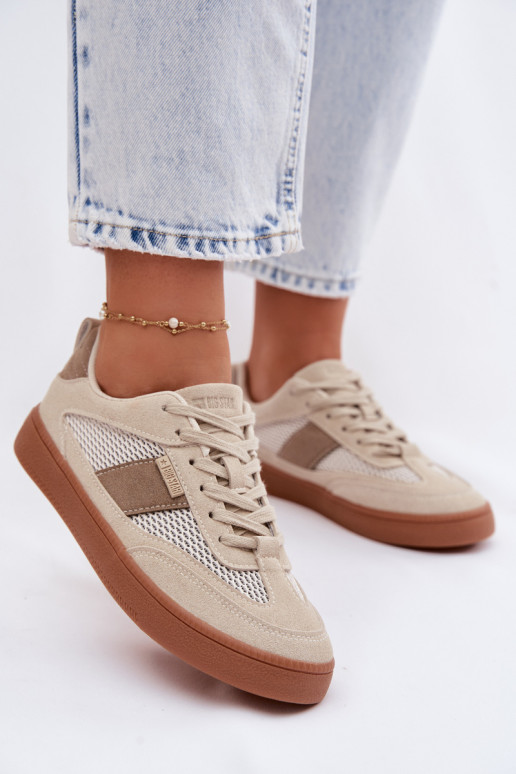 Scarpe modello sneakers Femminile Big Star TT274759 beige