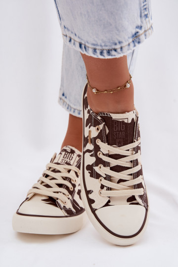 Scarpe basse casual Big Star TT274771 a fiori