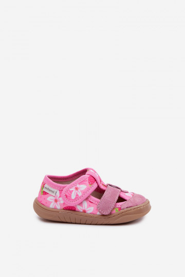 Infradito da bambino Milami con fragole color rosa Lumi 2