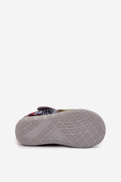 Pantofole Milami Infantile con chiusure adesive colore grigio Jasimrra