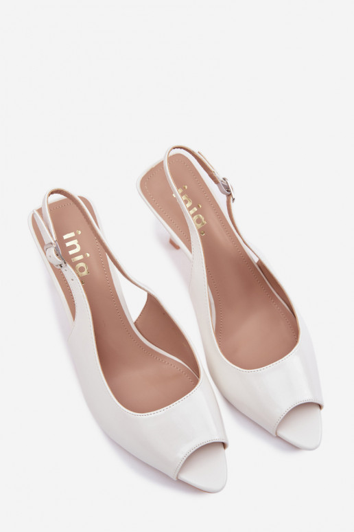 Sandali da donna con tacchi sottili Colore bianco Sevina