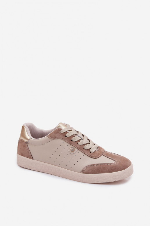 Scarpe modello sneakers FemminileAbilitatoturalnej Skóry S.Barski LR61-7091 beige