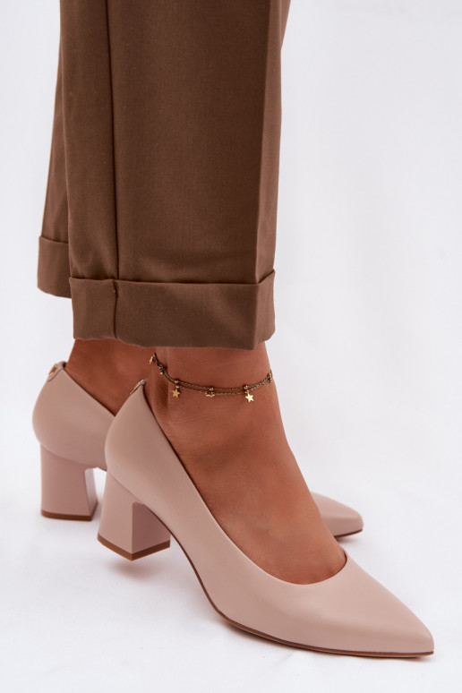 Scarpe con i tacchi Sergio Leone PB413 KremoAy colore rosa