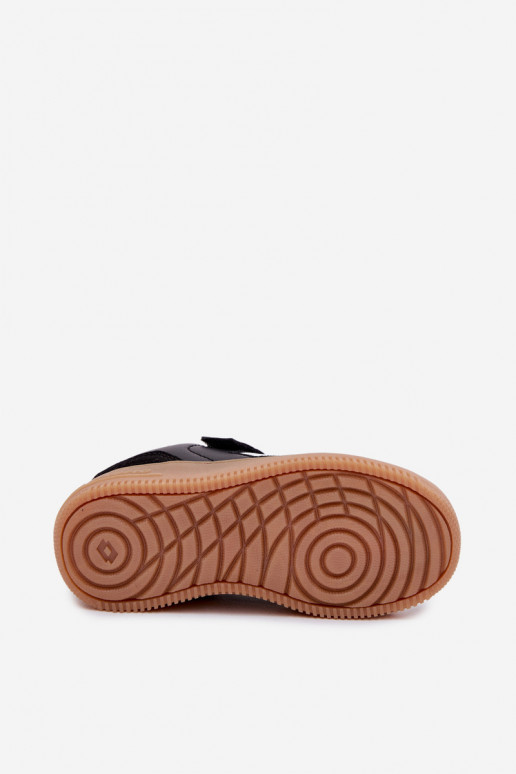 Scarpe modello sneakers Infantile con chiusure adesive LOTTO MAKERA 2601250K colore nero