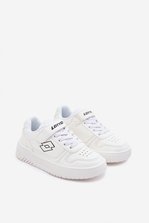 Scarpe modello sneakers Infantile con chiusure adesive LOTTO GROOVIN 2600131K Colore bianco