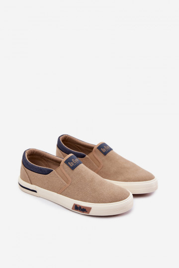 Scarpe casual da uomo Lee Cooper LCIN-26-02-4089 Slip On sabbia