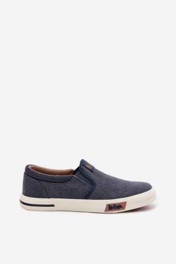 Scarpe casual da uomo Lee Cooper LCIN-26-02-4088 Slip On blu scuro