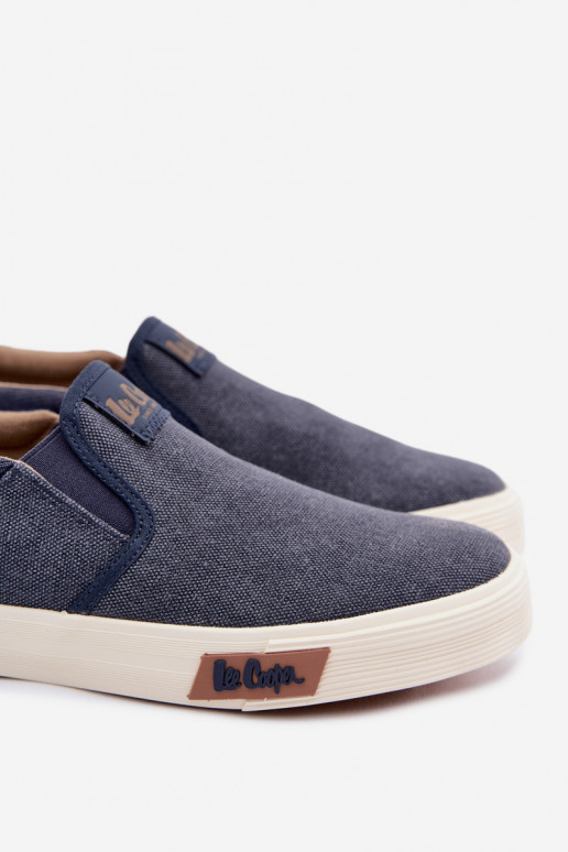 Scarpe da ginnastica Scarpe casual da uomo Scivolare su Lee Cooper LCIN-26-02-4088 blu scuro
