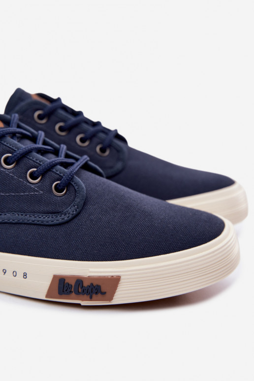 Scarpe casual da uomo Lee Cooper LCIN-26-02-4087 blu scuro