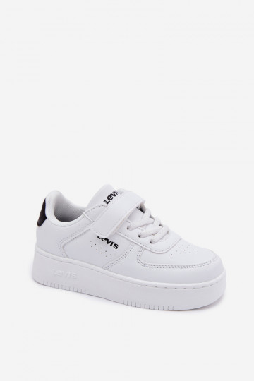 Scarpe sportive per bambini LEVI'S NEIN UNION BOLD VUNB0001S con chiusura adesiva bianche