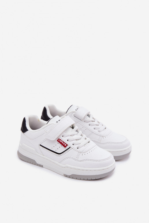 Scarpe modello sneakers Infantile con chiusure adesive LEVI'S JOHN SE VJOH0012S Colore bianco