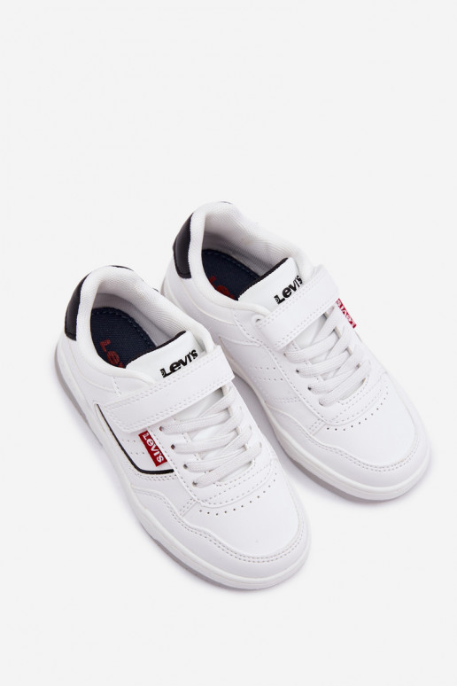 Scarpe modello sneakers Infantile con chiusure adesive LEVI'S JOHN SE VJOH0012S Colore bianco