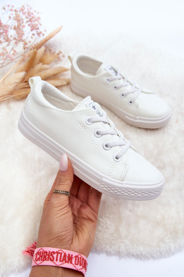 Pelle Scarpe per il tempo libero per bambini Colore bianco Poliana 2