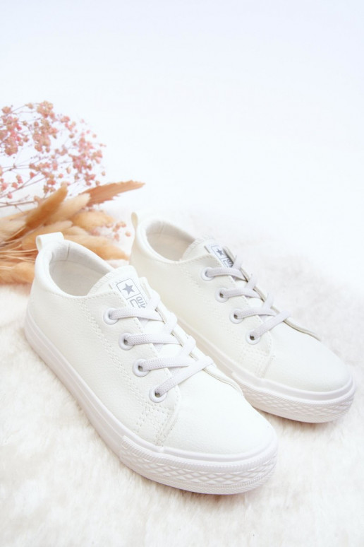 Pelle Scarpe per il tempo libero per bambini Colore bianco Poliana