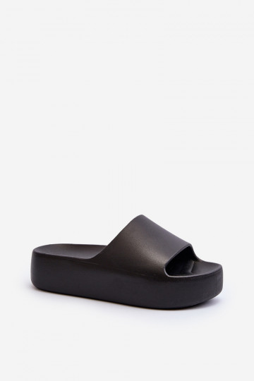 Femminile Pantofole Su una suola spessa colore nero Oreithano 2