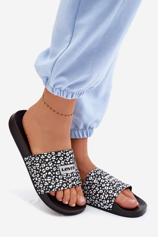 Pantofole Gioventù LEVI'S VPOL0251S-1335 colore nero