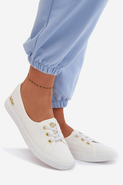 Scarpe da ginnastica Scarpe per il tempo libero Lee Cooper LCIN-26-02-4043 Bianco-colore dorato