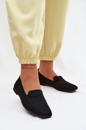 Mocassini neri da donna Dorielle 2