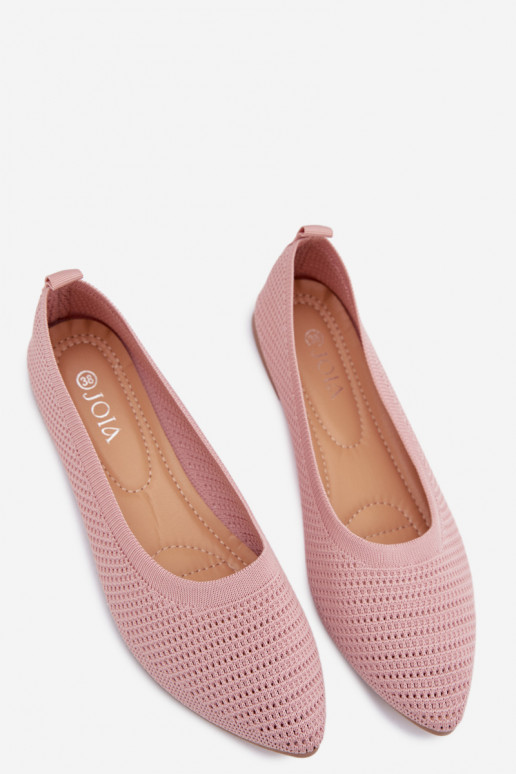 griglia Ballerine in tessuto Femminile colore rosa Sarina