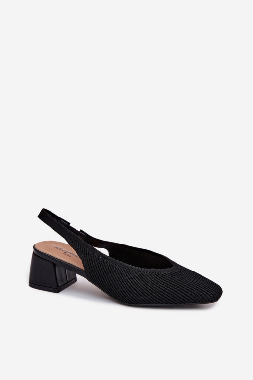  Sandali da donna con i tacchi colore nero Devercelle