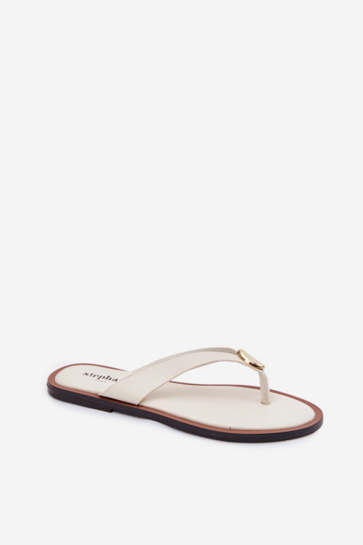 isoscele Pantofole Pantofole Femminile Ze colore doratom Detalem colore avorio Tella