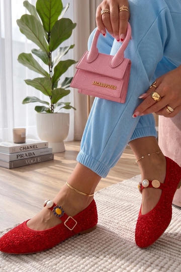 Ballerine rosse con...