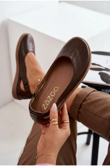 Ballerine Barefoot Zazoo 10217 color cioccolato 2