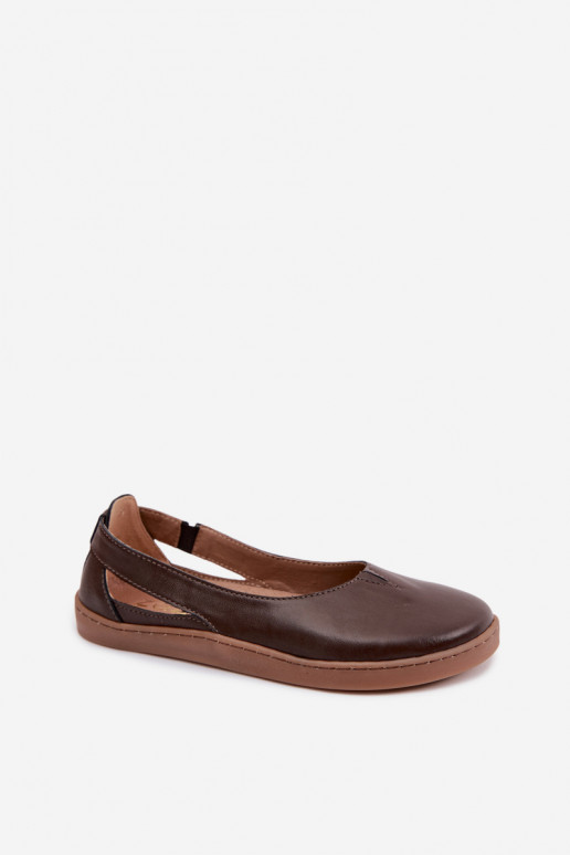 Ballerine Barefoot Zazoo 10217 color cioccolato