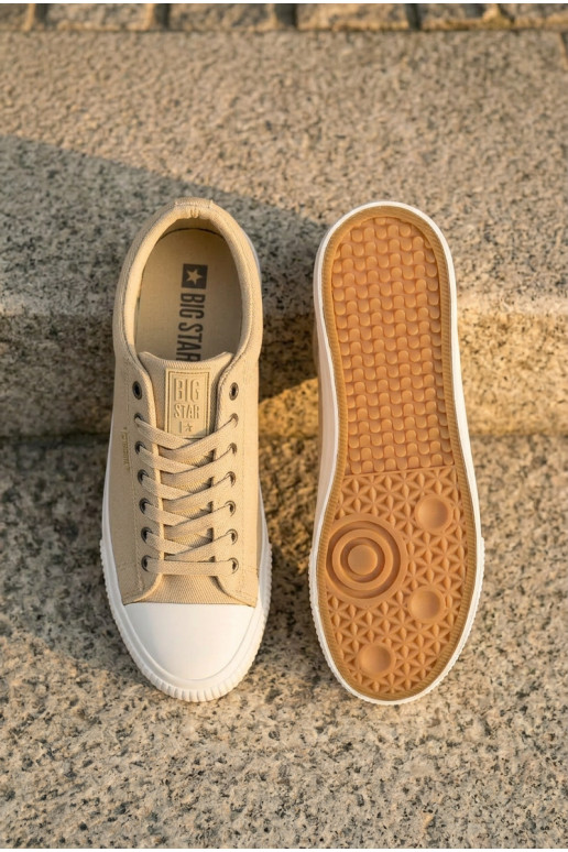 Scarpe basse da uomo color sabbia