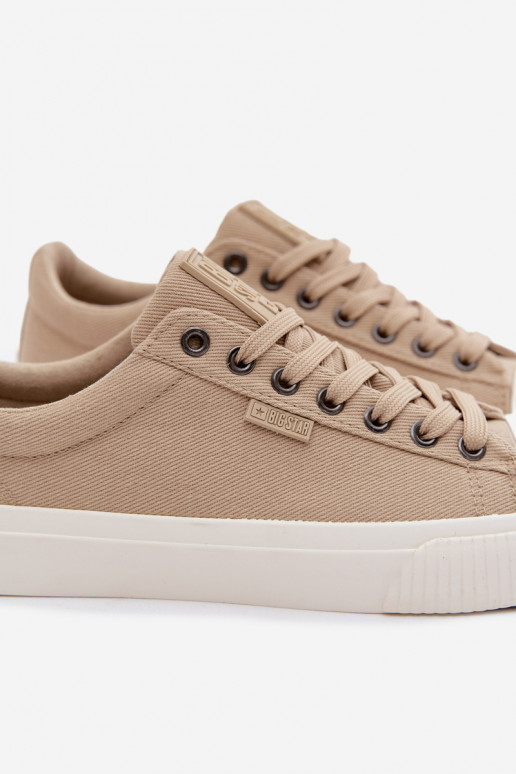 Scarpe basse da uomo color sabbia