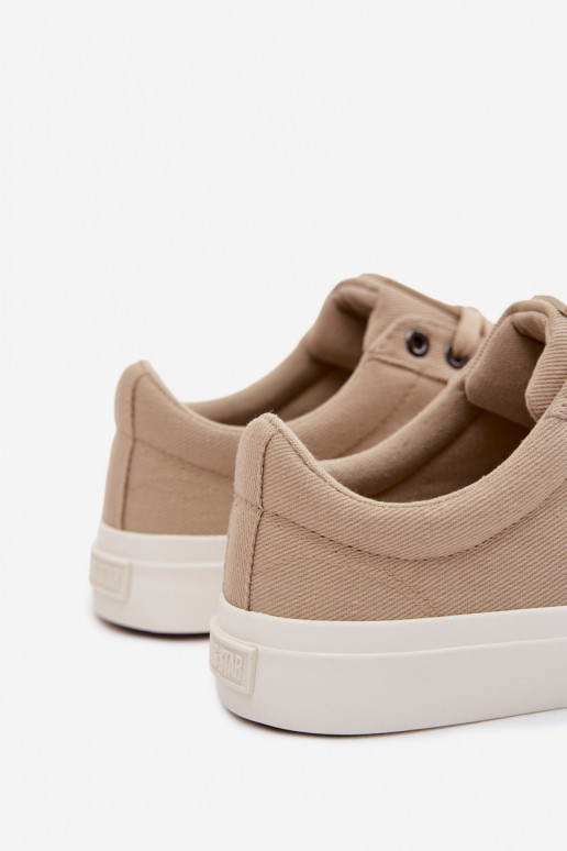 Scarpe basse da uomo color sabbia