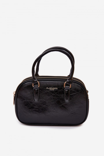 Borsa da viaggio nera in ecopelle Soraya