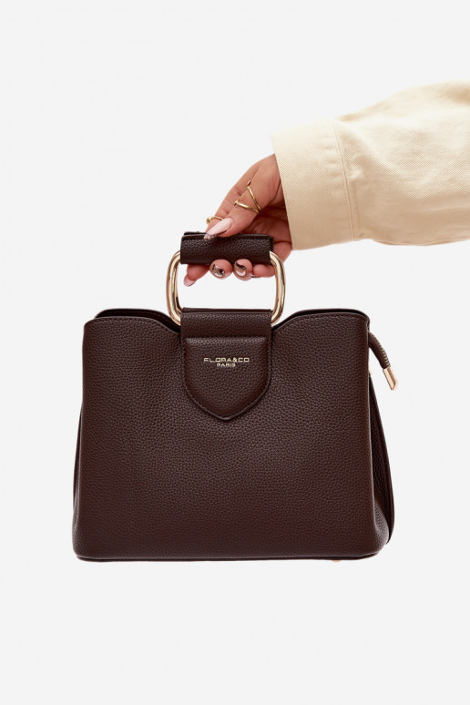 Palmare Tronco Piccolo in ecopelle CzekoladoAa Lorielle