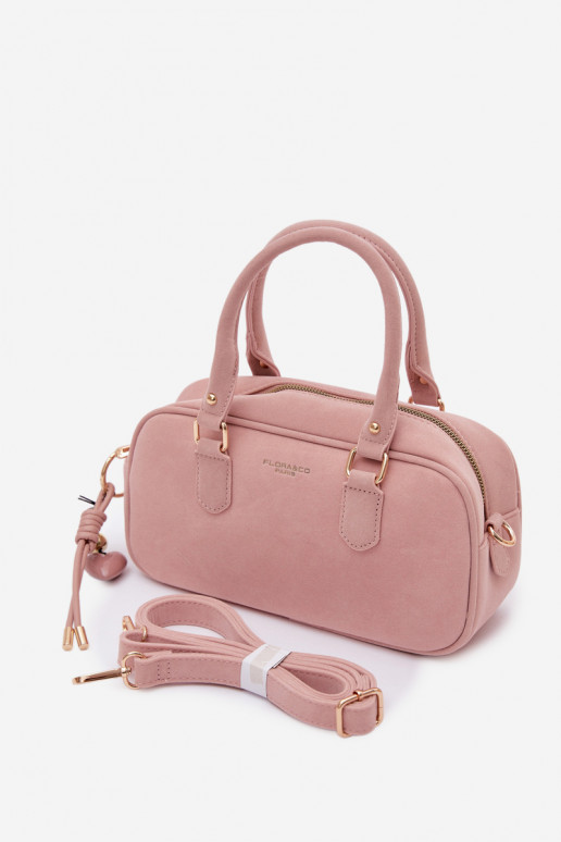 Palmare Typu Tronco Piccoloin ecopelle scamosciatau rosa Annelle