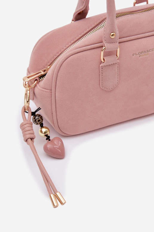 Palmare Typu Tronco Piccoloin ecopelle scamosciatau rosa Annelle