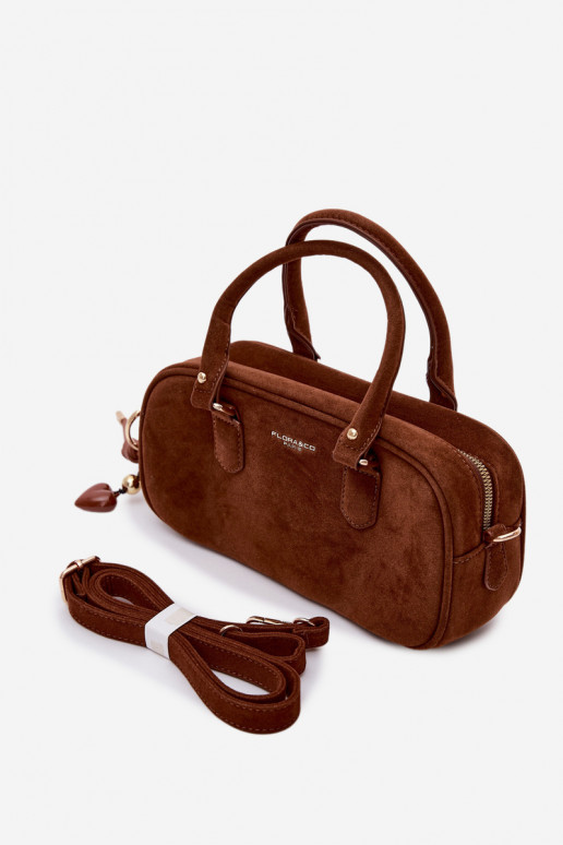 Palmare Typu Tronco Piccoloin ecopelle scamosciatau colore marrone Annelle