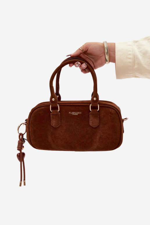 Palmare Typu Tronco Piccoloin ecopelle scamosciatau colore marrone Annelle