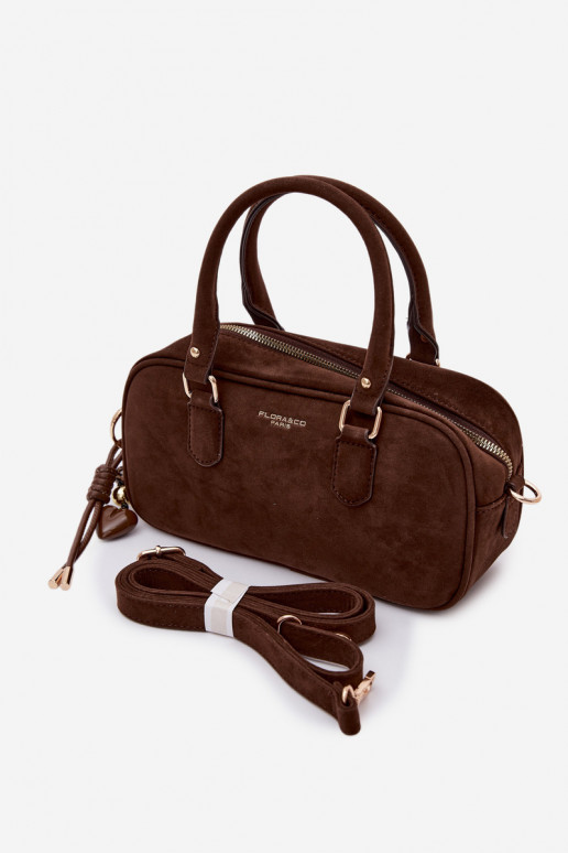 Palmare Typu Tronco Piccoloin ecopelle scamosciatau CzekoladoAa Annelle