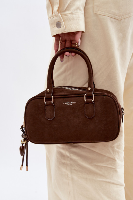 Palmare Typu Tronco Piccoloin ecopelle scamosciatau CzekoladoAa Annelle