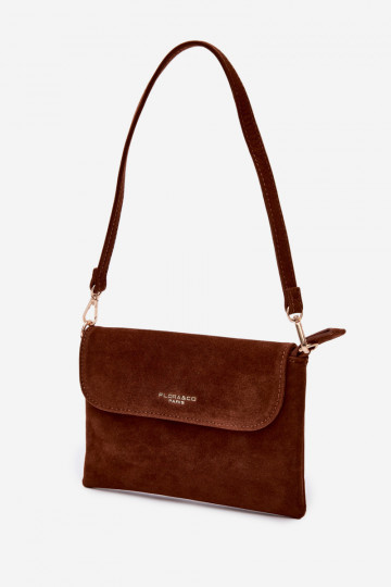Borsa piccola in similpelle di colore marrone Lucelle 2