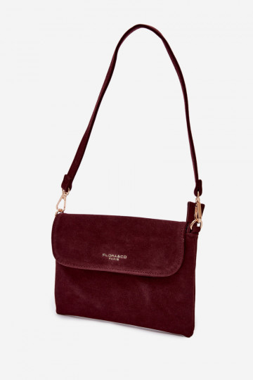 Borsa piccola in similpelle di colore bordeaux Lucelle 2