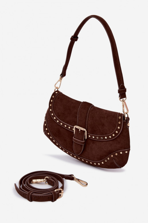 Palmare con rivetti in ecopelle scamosciataoAa CzekoladoAa Clarielle