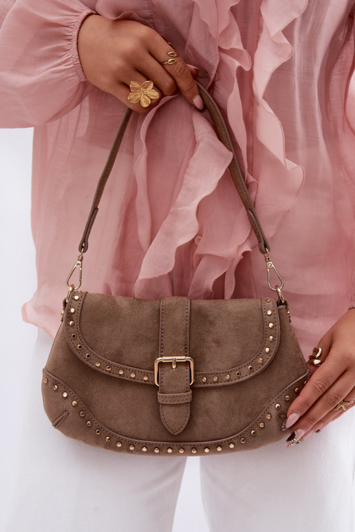 Palmare con rivetti in ecopelle scamosciataoAa Buiobeige Clarielle