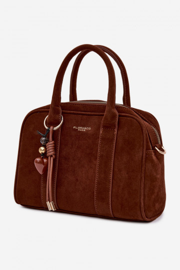 Palmare Typu Tronco in ecopelle scamosciataoAaBrelokiem colore marrone Sorielle 2